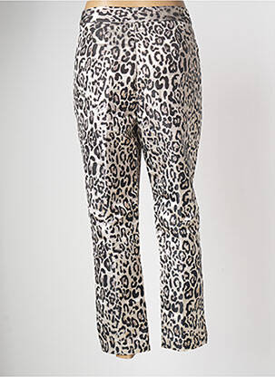 Pantalon 7/8 taille haute taille haute beige LES P'TITES BOMBES femme