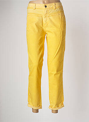 Jeans coupe droite jaune PAKO LITTO pour femme