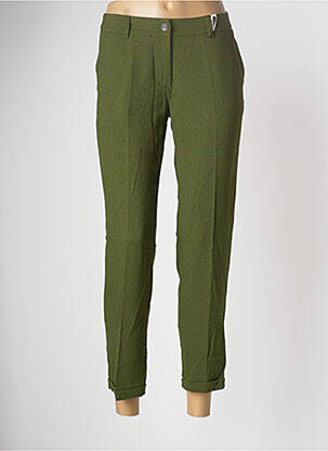 Pantalon 7/8 vert PAKO LITTO pour femme