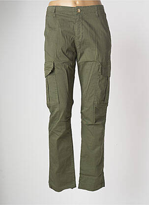 Pantalon cargo slim taille normale vert HAPPY femme