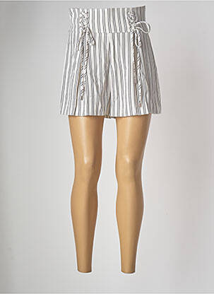 Short taille haute taille haute blanc GUESS femme