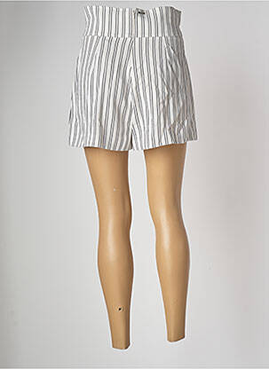 Short taille haute taille haute blanc GUESS femme