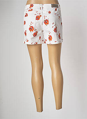 Short fermeture zippée sous rabat boutonné taille normale orange LES P'TITES BOMBES femme