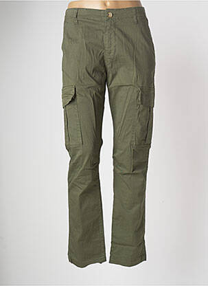 Pantalon cargo vert HAPPY pour femme