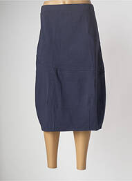 Jupe mi-longue taille normale bleu CREA CONCEPT femme