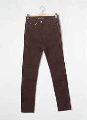 Pantalon slim marron LES P'TITES BOMBES pour femme seconde vue