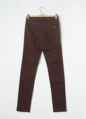 Pantalon slim marron LES P'TITES BOMBES pour femme seconde vue