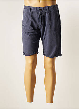 Bermuda coupe droite taille normale bleu GUESS homme