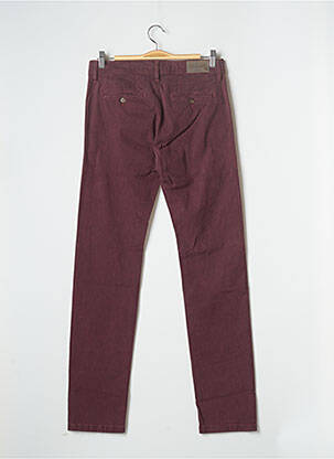Pantalon chino tissage chiné taille normale violet IMPAQT homme