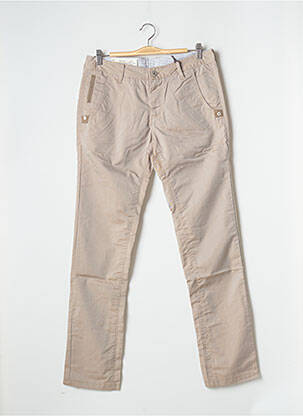 Pantalon chino beige YES.ZEE pour homme