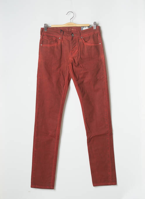 Pantalon slim orange PEPE JEANS pour homme