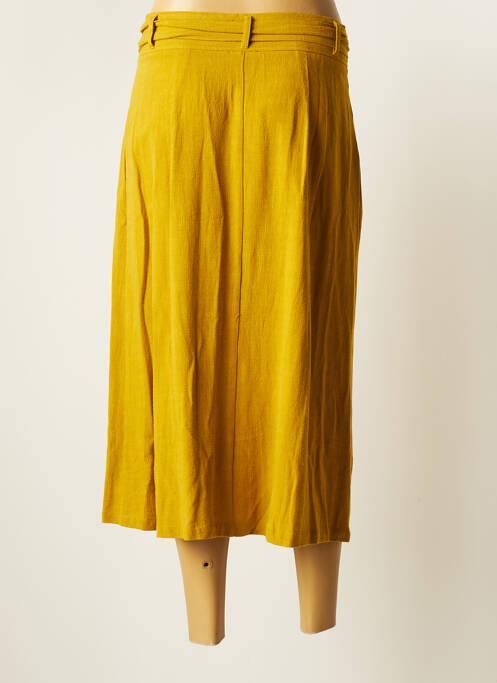 Jupe mi-longue jaune KING LOUIE femme