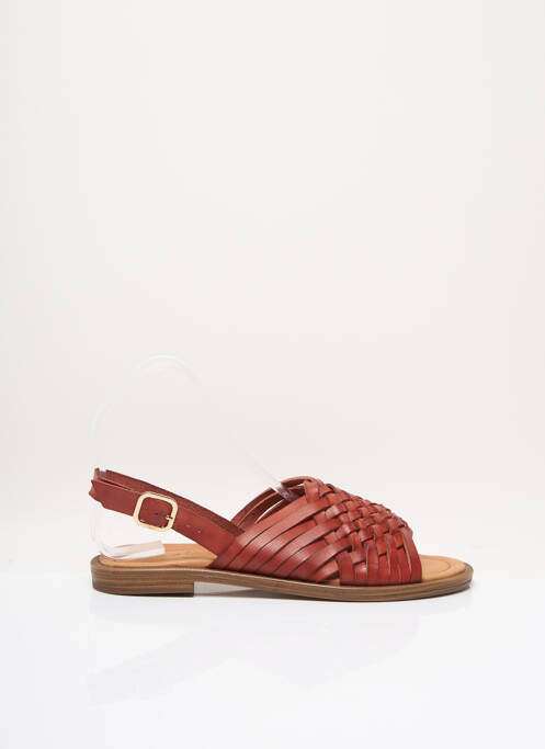 Sandales/Nu pieds orange ALIWELL pour femme