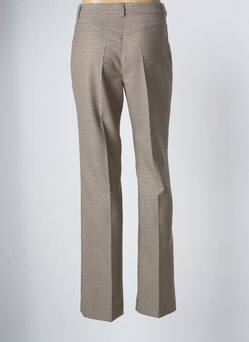 Pantalon droit beige NATHALIE CHAIZE pour femme
