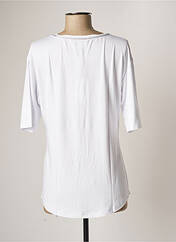 T-shirt blanc JUST WHITE pour femme seconde vue