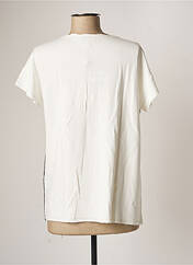 T-shirt blanc JUST WHITE pour femme seconde vue