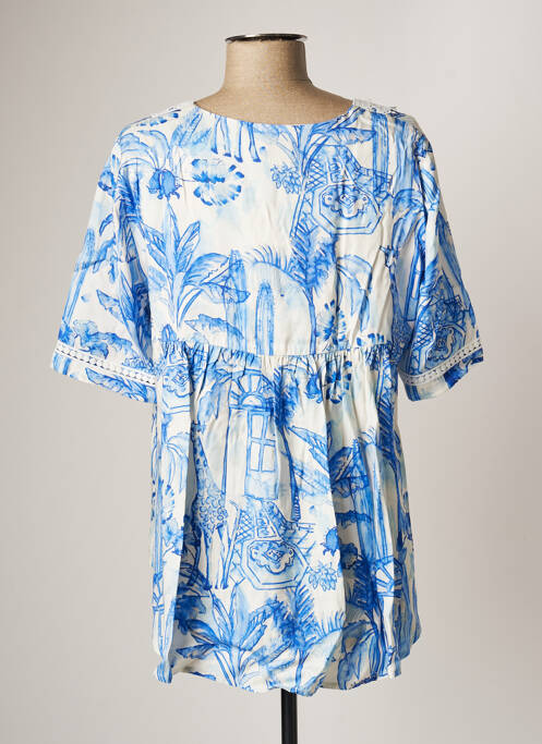 Blouse bleu INDIES pour femme