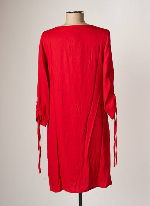 Robe courte rouge NATHALIE CHAIZE pour femme