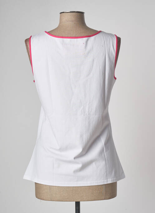 Débardeur blanc JUST WHITE pour femme