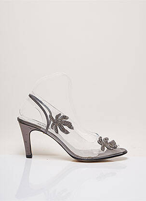 Sandales/Nu pieds gris AZUREE pour femme