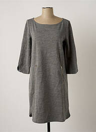 Robe mi-longue manches longues manches longues gris PENNYBLACK femme