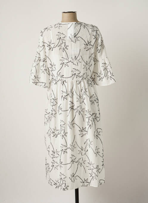 Robe mi-longue blanc PENNYBLACK pour femme