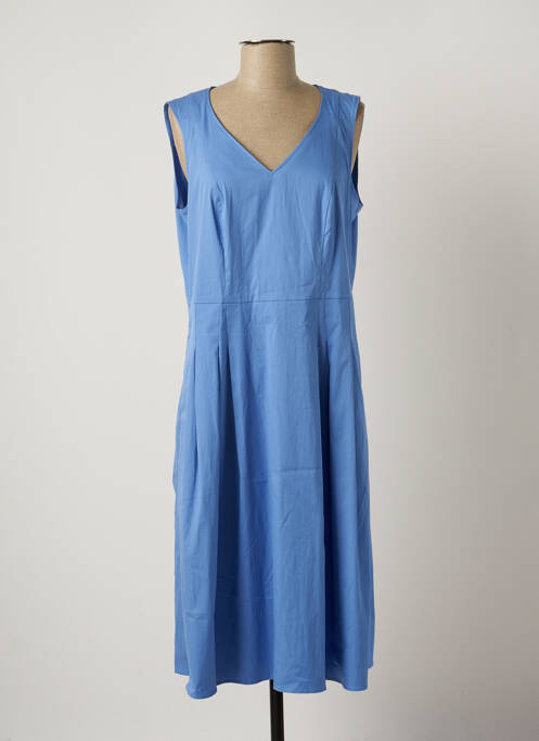 Robe mi-longue bleu ROBE LEGERE BY VERA MONT pour femme