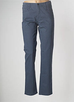 Pantalon slim tissage popeline taille normale bleu BRAX femme