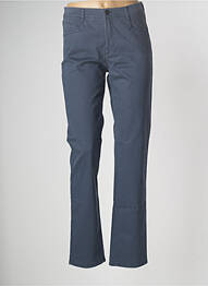 Pantalon slim tissage popeline taille normale bleu BRAX femme