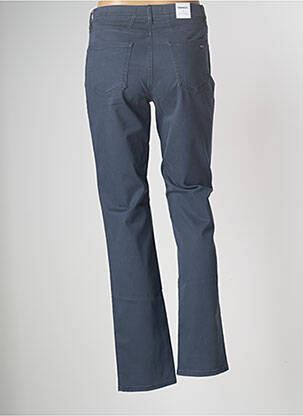 Pantalon slim tissage popeline taille normale bleu BRAX femme
