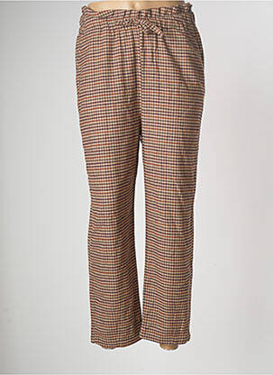 Pantalon 7/8 stretch taille normale orange HARRIS WILSON femme