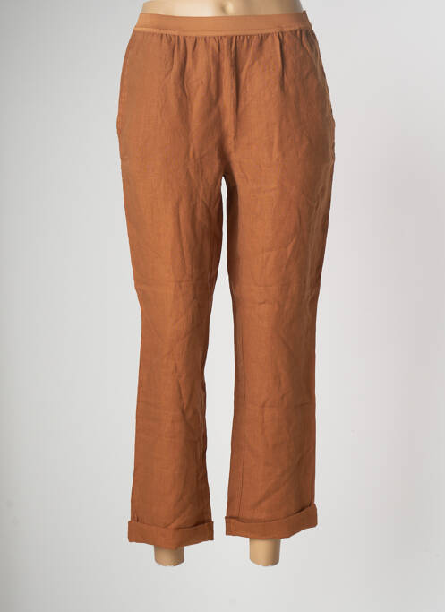 Pantalon 7/8 taille élastique taille normale orange HARRIS WILSON femme