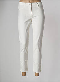 Pantalon 7/8 stretch taille normale beige BETTY BARCLAY femme