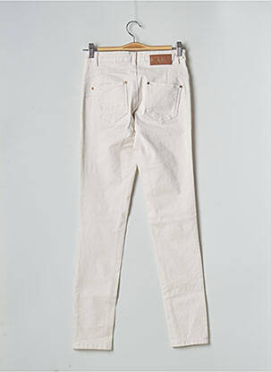 Pantalon slim tissage popeline taille normale blanc LOLA ESPELETA femme