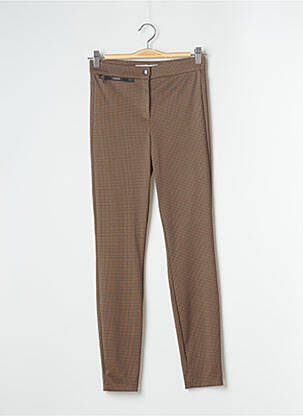 Pantalon slim skinny taille normale marron BRAX femme