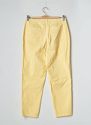 Pantalon 7/8 tissage popeline taille normale jaune PENNYBLACK femme