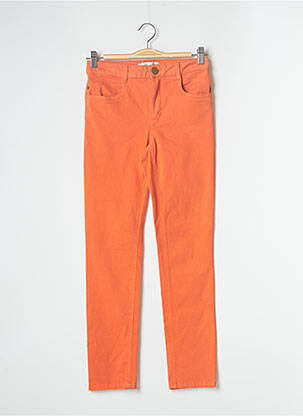 Pantalon slim orange LOLA ESPELETA pour femme