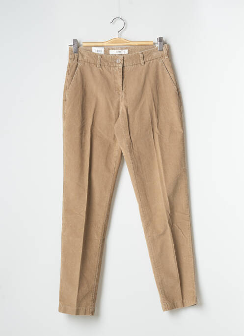 Pantalon chino marron BRAX pour femme