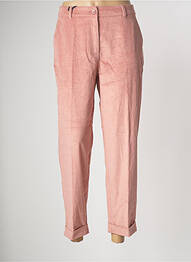 Pantalon large fermeture zippée sous rabat boutonné taille normale rose PENNYBLACK femme