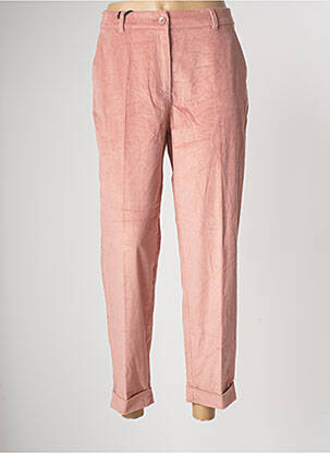 Pantalon large fermeture zippée sous rabat boutonné taille normale rose PENNYBLACK femme