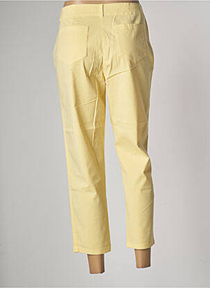Pantacourt stretch taille normale jaune PENNYBLACK femme