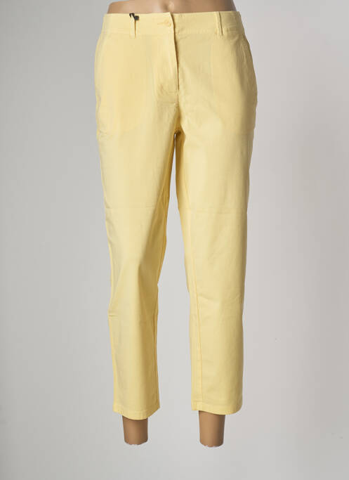 Pantacourt stretch taille normale jaune PENNYBLACK femme