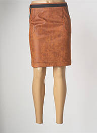 Jupe courte poches orange LO! LES FILLES femme