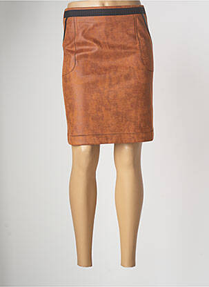 Jupe courte poches orange LO! LES FILLES femme