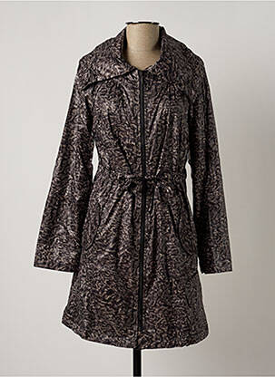 Veste casual poches marron ARELINE femme