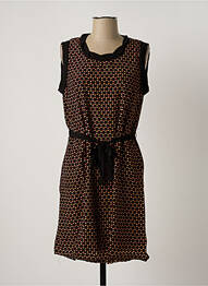 Robe courte sans manche sans manche rouge ARELINE femme