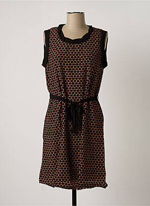 Robe courte sans manche sans manche rouge ARELINE femme