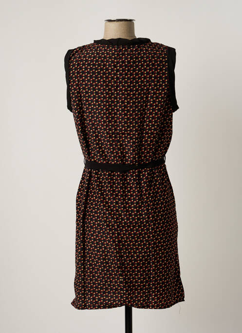 Robe courte sans manche sans manche rouge ARELINE femme