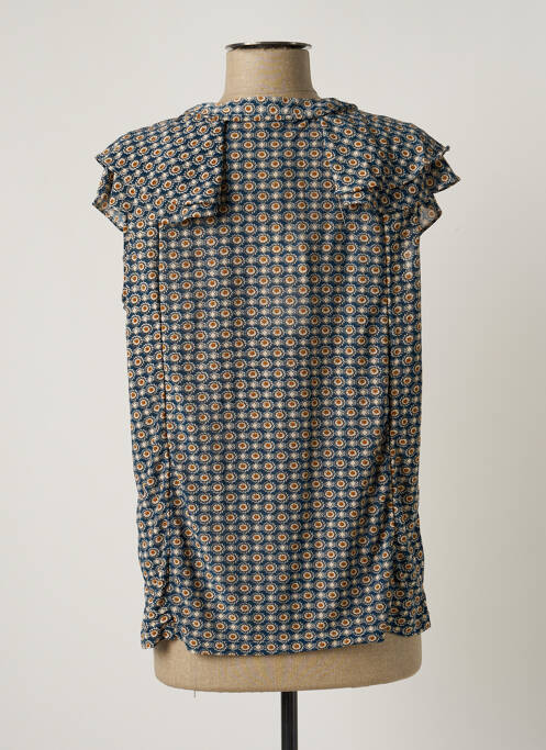 Top bleu ARELINE femme