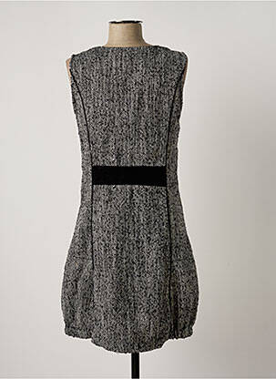 Robe courte sans manche sans manche noir ARELINE femme